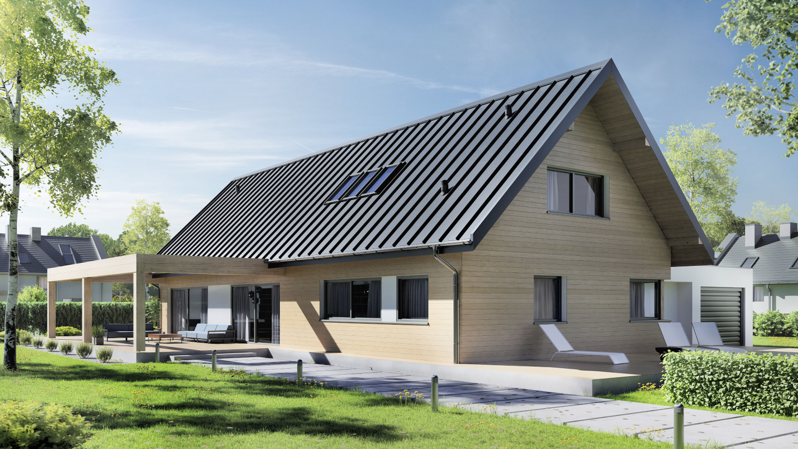 zdjęcie produktu Panel dachowy i elewacyjny na rąbek stojący Terrano IZO
